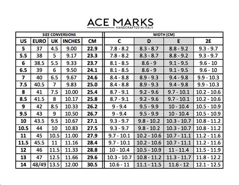 Allen Edmonds Width Size Chart - Best Picture Of Chart Anyimage.Org