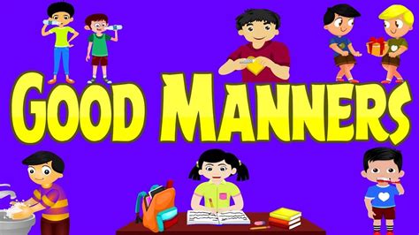 Examples Of Good Manners 10 Good Manners Kid2teentv Youtube