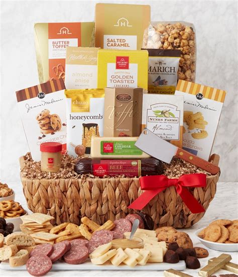 Delightful Meat And Cheese Gourmet Basket The T Basket Store