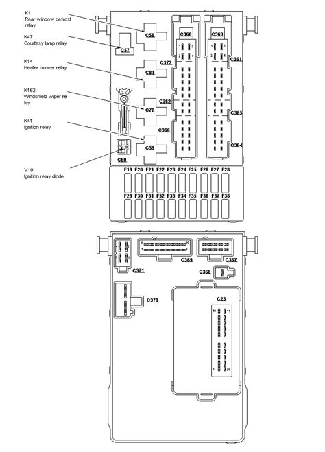 Qanda Ford Fuse Box Diagrams For 2008 F350 2005 F250 2000 Mercury Cougar And More