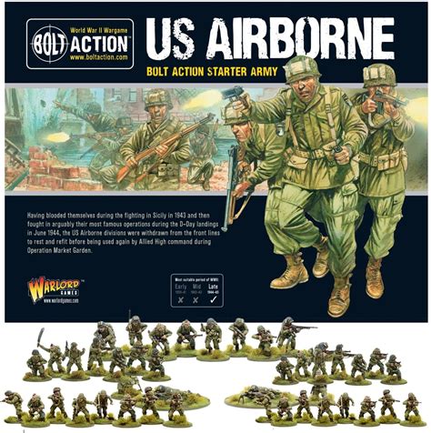 Wargames Delivered Bolt Action Miniatures Warlord Games Us Airborne