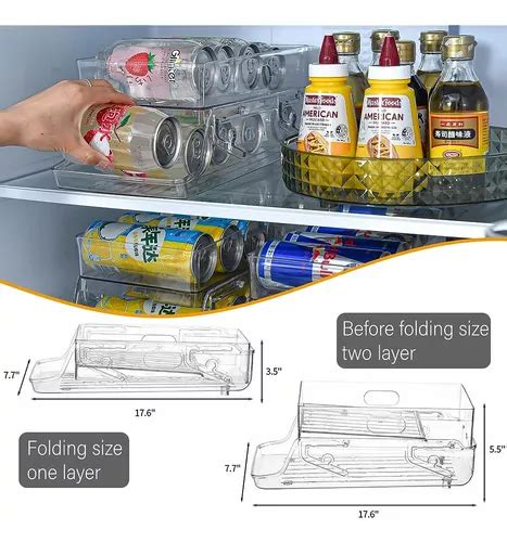 Organizador De Latas De Refresco Para Refrigeradororganizado En Venta