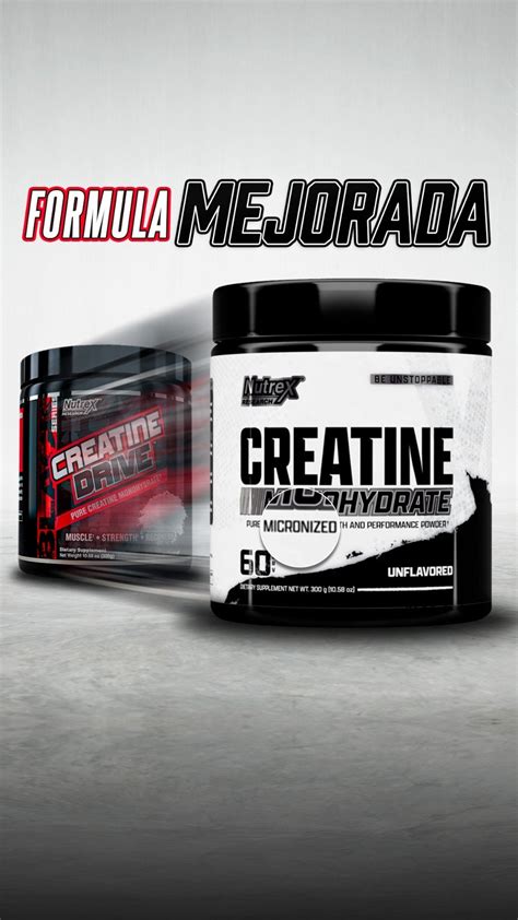 Creatina Nutrex 60 Servicios Creatina Monohidratada