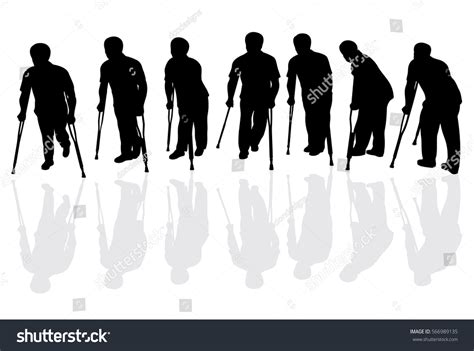 Physical Injury Silhouette Collection Stock Vector Royalty Free 566989135