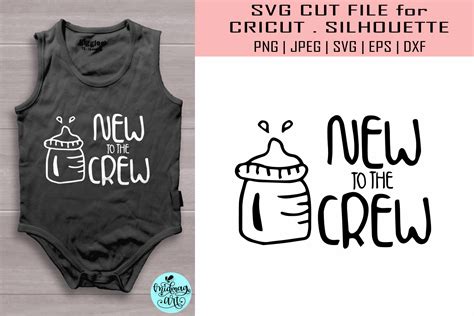 New To The Crew Baby Grafik Von MidmagArt Creative Fabrica