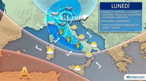 Meteo Italia Luned Fronte Freddo In Transito Nuovi Rovesci E Locali