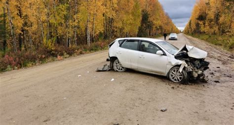 В ДТП на трассе в Коми пострадали пять человек