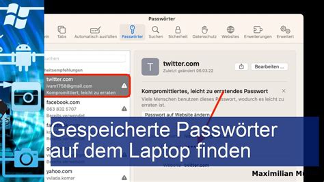 Gespeicherte Passw Rter Auf Dem Laptop Finden Youtube