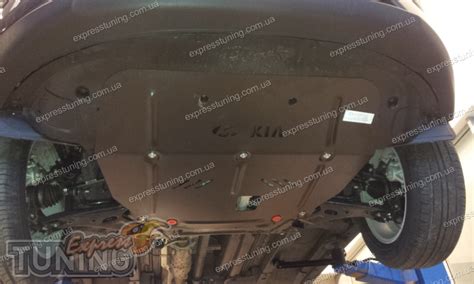 Защита двигателя Киа Спортейдж 3 (защита картера Kia Sportage 3 сверху ...