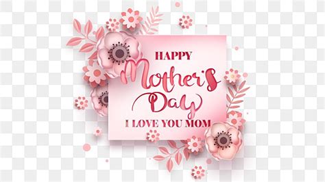 Pink Floral Border Hd Transparent Pink Texture Mothers Day Pink Floral