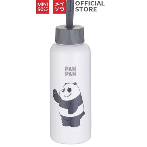 Jual S3dang Promominiso Official Botol Minum We Bare Bears Glass Water Bottle 300ml C0de I 5