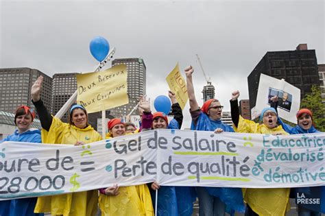 Sanction Pour Une Journée De Grève Les Garderies Vont En Cour La Presse