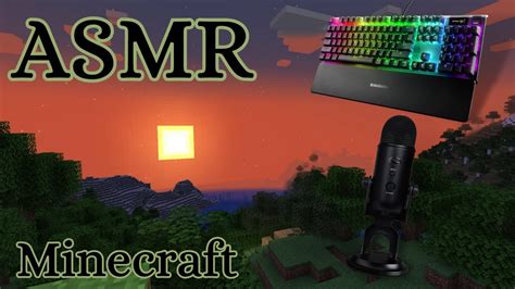 Asmr Gaming Minecraft Survival Whispering Keyboard Sounds Youtube