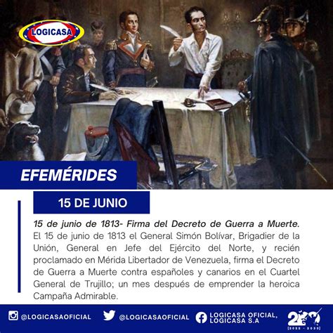 LOGICASA OFICIAL on Twitter 15Junio Efeméride Hace 209 años se