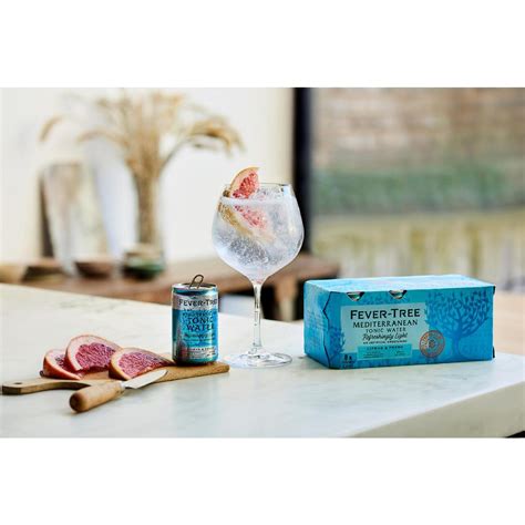 Fever-Tree Light Mediterranean Tonic Cans 8 x 150ml | Zoom