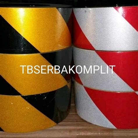 Jual Lakban Marking Tape In X M Sticker Baricade Scotchlite Safety