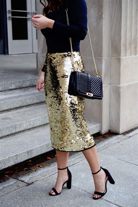 My Everyday Style Ways To Style A Sequin Skirt For The Holidays