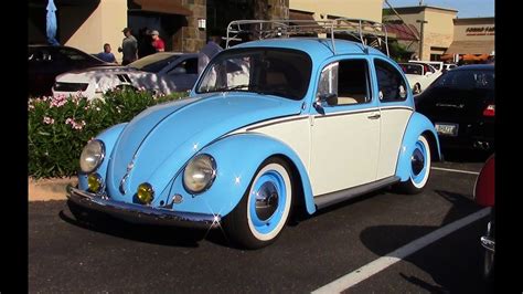 Classic Type 1 Volkswagen Beetle Baby Blue And White Two Tone YouTube