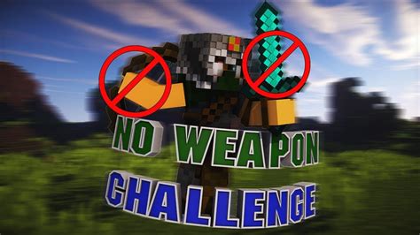 Minecraft Hypixel Bedwars Aggressive No Weapon Challenge Bedwars