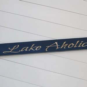 Lake Signs Wooden Lake Signs Funny Lake Signs Lake House Decor Lake ...