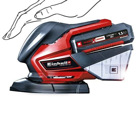 Einhell Power X Change V Akku Multischleifer Te Os Li Solo