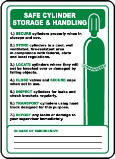 Oxygen Signs Nitrogen Signs More Gas Cylinder Signs