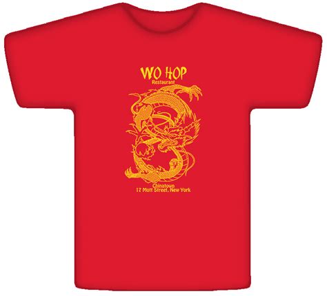 Wo Hop Chinese Restaurant Popular T Shirt