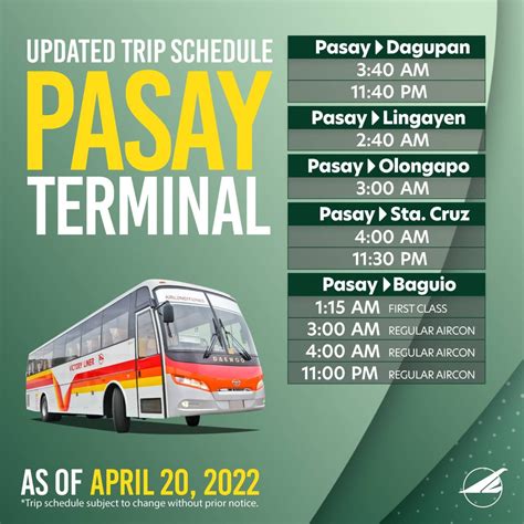 Bus To Baguio 2023 Schedules Fares JoyBus Victory Liner Solid