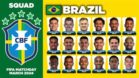 Brazil Squad For Copa America 2024 - Umeko Isabella