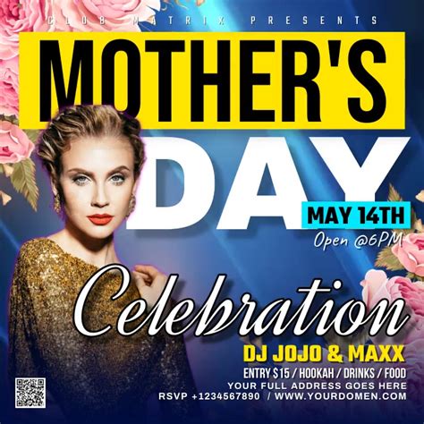 Mother S Day Celebration Template Postermywall