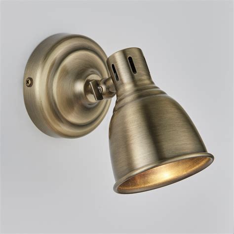 Buy Endon Westbury 1 Light Brass Spotlight - Tiffany Lighting