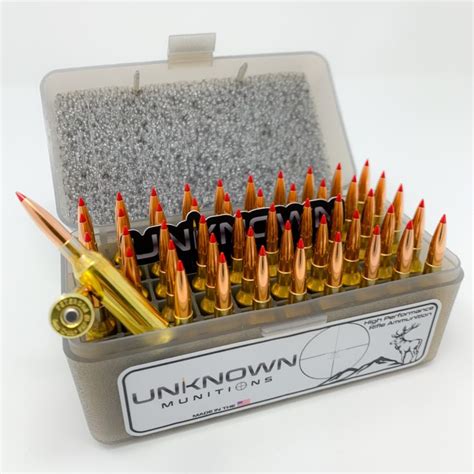 Nosler Hornady Eld X Unknown Munitions