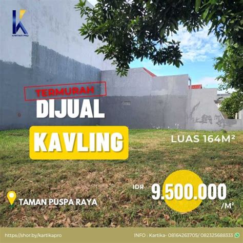 Termurah Tanah Di Taman Puspa Raya Citraland Surabaya Siap Bangun