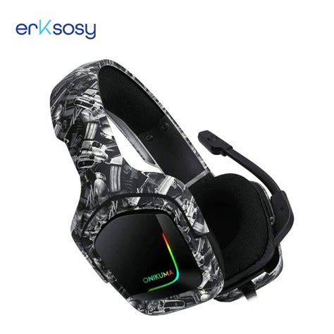 Onikuma K20 Camouflage Stereo RGB Gaming Headset Erksosy