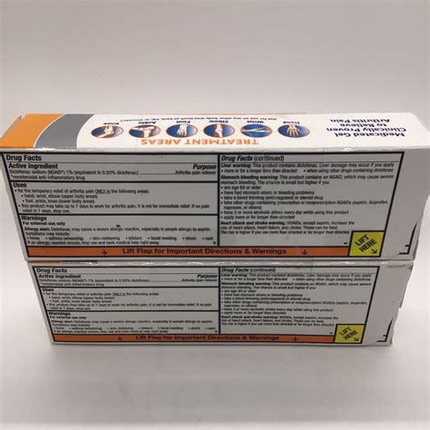 Voltaren Arthritis Pain Topical Gel 2x3 53 Oz Twin Pack For Sale Online Ebay