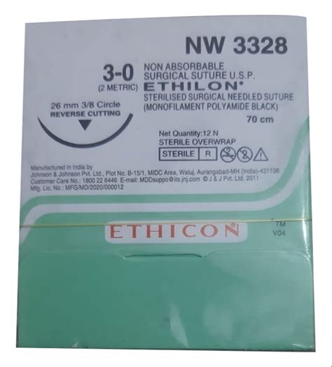 Ethilon Nw Non Surgical Suture At Box Ethicon Ligature In