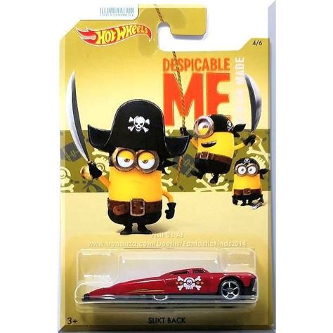 Hot Wheels Slikt Back Despicable Me Minion Made Series