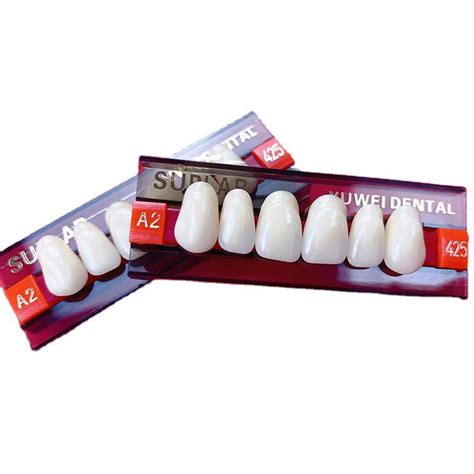 Dental Resin Artificial Teeth Acrylic Composite Denture Dentures False ...