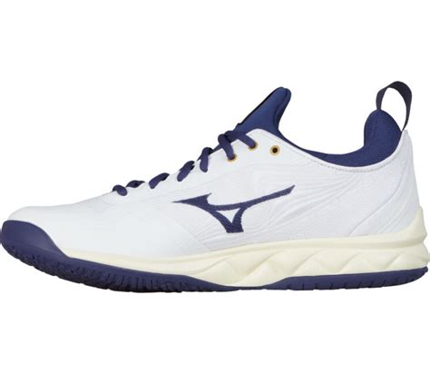 Mizuno Wave Luminous Inomhusskor White Blue Ribbon Mp Gold K P