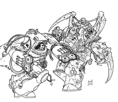 Free Printable Warhammer 40k Coloring Pages