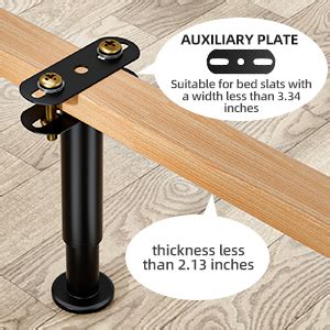 Amazon O HSNYIU Set Of 4 Adjustable Bed Legs Replacement