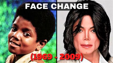 The Evolution Of Michael Jackson Face Change Youtube