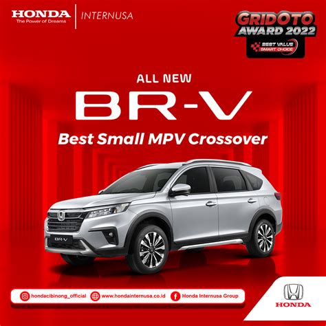 Honda BR V Pemenang Di Kelas Small MPV Crossover Di GridOto Award 2022