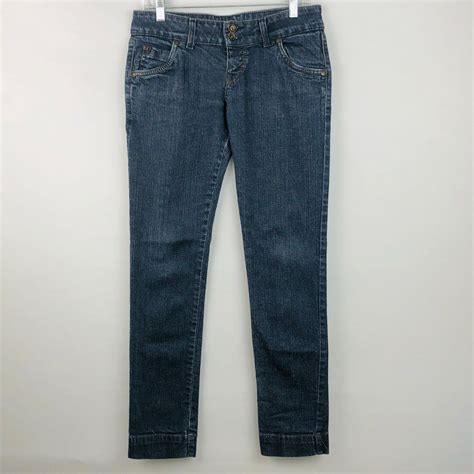 Miss Sixty Womens 28 X 32 Binky Dark Wash Skinny Jeans Ebay