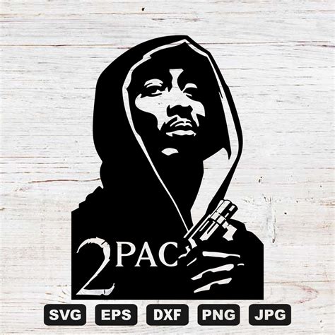 Pac Svg Cutting Files Tupac Shakur Svg Files For Cricut Inspire