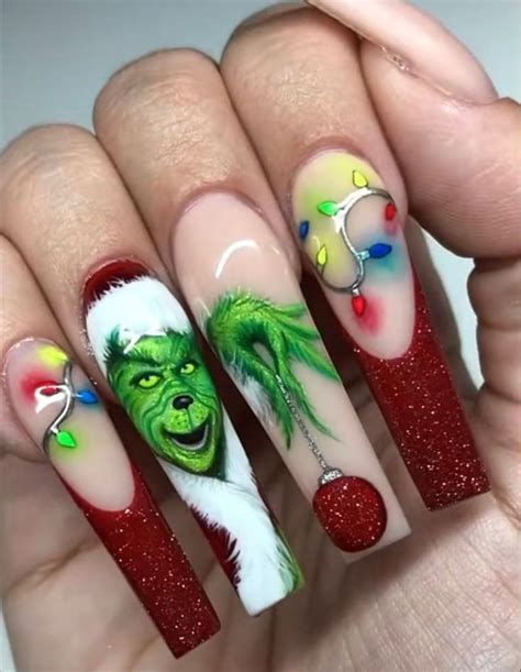 Pin By Kai On Nail Inspo Xmas Nails Cute Christmas Nails Christmas