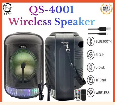 New Arrival Kimiso QS 4001 8 Inches Subwoofer Portable Karaoke Party