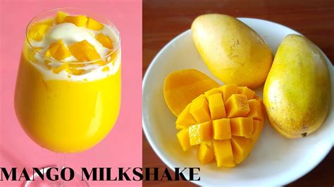 Mango Milkshake Thick And Creamy Mango Milkshake Super Delicious