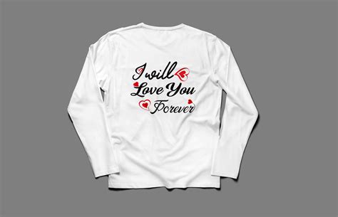 I Will Love You Forever Graphic By Hossain0190000000 · Creative Fabrica