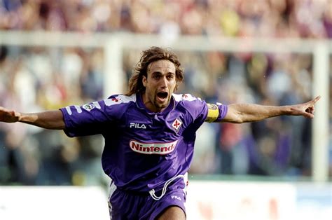 Os Gols De Gabriel Batistuta Marcaram época Na Fiorentina E Na Roma Calciopédia